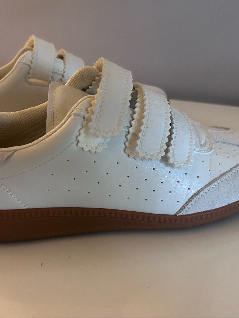 Steve Madden momentum white Velcro sneaker - Picture 11 of 13